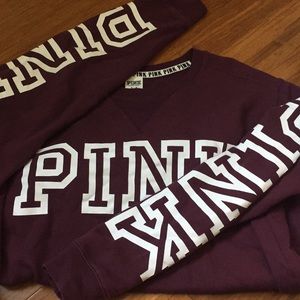 Pullover maroon jacket